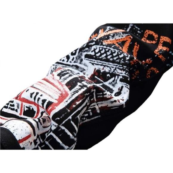 Men's Casual Printed Slim Fit Jeans Skinny Denim Pants - Picture 4 of 6